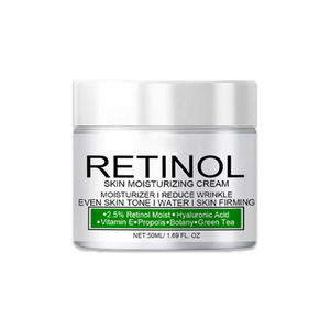 Sample Link Crème hydratante anti-âge au rétinol pour le visage à l'acide hyaluronique et à la niacinamide Crème de nuit contenant du thé vert - Product Image 1