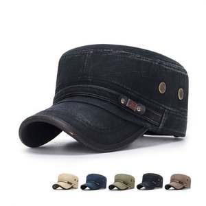 Gorra Plana Vintage Lavada Universal para las Cuatro Estaciones, con Borde de Cuero, Estilo Retro Desgastado, para Hombre y Mujer, Gorra Deportiva Informal, Gorra de Pesca, Gorra de Campamento para Hombre - Product Image 6