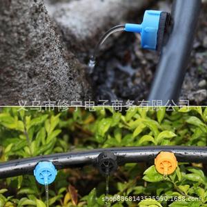 Tête d'irrigation goutte à goutte à compensation de pression 2L 4L 8L Jaune Noir Bleu Débit réglable pour jardin, plantes, légumes, fruits - Product Image 4