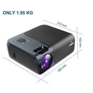 Projecteur CHEERLUX Full HD Android 9.0 avec 4000 lumens, projecteur intelligent prenant en charge <span class=keywords><strong>Youtube</strong></span>, zoom 4D Keystone - Product Image 3
