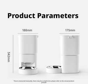 5l Smart Anti-Klomp Low Food Alert Custom 10-24G Porties Duurzame Bpa-Vrije Plastic Automatische <span class=keywords><strong>Feeder</strong></span> Voor Multi-Pet Huizen - Product Image 6
