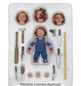 Usine Produits Oem Fantôme Poupée Chucky PVC Anime Figure Film Jouets Dessin Animé Action Figure Couleur Boîte Mobile Jouet Figure <span class=keywords><strong>NECA</strong></span> - Product Image 2