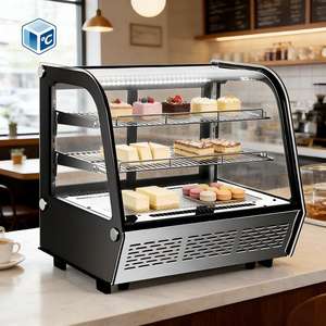 Refrigerador comercial para exhibición de pasteles, enfriador de pasteles de mostrador con control de temperatura para pastelería - Product Image 6