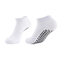 Chaussettes de yoga en coton tricotées de haute qualité pour femme, respirantes, antidérapantes, à cheville courte, avec logo sur le revers, pour Pilates et fitness