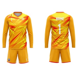 Maglia <span class=keywords><strong>da</strong></span> <span class=keywords><strong>Calcio</strong></span> a Maniche Lunghe, Uniformi <span class=keywords><strong>da</strong></span> <span class=keywords><strong>Portiere</strong></span>, Abbigliamento Sportivo Personalizzato per Club di <span class=keywords><strong>Calcio</strong></span> - Product Image 1