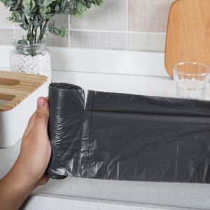 XiMan Eco Heavy Duty personalizzare Bio-degradabile monouso in plastica con coulisse cucina pattumiera pattumiera <span class=keywords><strong>immondizia</strong></span> su rotolo - Product Image 2