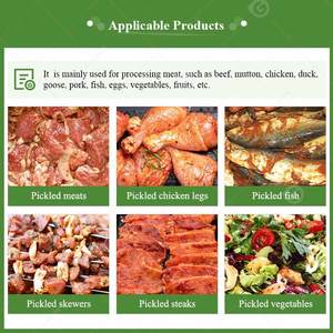 Porc 500kg temps petite taille 50kg modèle 800 mélangeur de Massage de viande 400l gobelet sous vide marinator Machine - Product Image 6