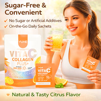Échantillon Gratuit en Gros : Poudre de Collagène Hydrolysé Sans Sucre, Éclaircissante pour la Peau, Vitamine C, Boisson au Collagène