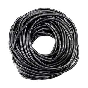 Nastro per avvolgere cavi a spirale, diametro 4 mm x lunghezza 10 m, colore nero, ideale per organizzare e proteggere i cavi. - Product Image 1