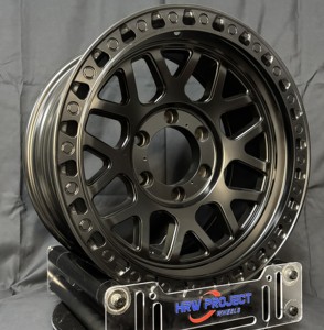 Jantes tout-terrain Inner Beadlock style KMC 17x8.5 17X9 18X9 6X139.7 Noir mat, jantes en alliage tout-terrain pour Toyota 4x4 Pickup Truck - Product Image 1