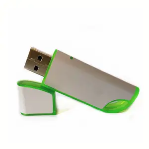 Corporate promotion gift aluminium cover plastic material 64GB knife shaped usb flash drive