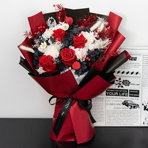Bouquet de roses éternelles préservées à <span class=keywords><strong>prix</strong></span> d'usine - Longue durée (3-5 ans) pour les cadeaux de la Saint-Valentin, de la fête des mères et de Noël - Product Image 6