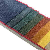 Tissu chenille beige teint en fil, résistant aux déchirures, 100 % polyester, pour meubles, ensembles de canapés et sacs