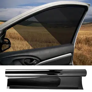 Hoge Kwaliteit 1.52*30M Hittebestendige Privacy Bescherming Nano Keramische Uv Afwijzing Zwarte Autoruit Film Tint Wrap