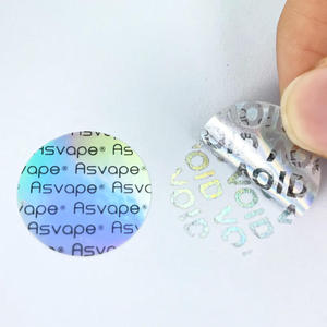 Étiquette de sécurité anti-effraction, superposition d'hologramme, <span class=keywords><strong>code</strong></span> de série, autocollant de sécurité, adhésif transparent, emballage personnalisé en feuille - Product Image 6