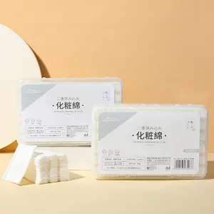 LMLTOP wholesale 120pcs Thick Three-Layer Disposable cotton tree 100% cotton wool pads eco cotton pads B1533