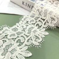 Nouvelle dentelle en laine douce et moelleuse avec sequins et garniture en guipure pour vêtements, accessoires pour chemises homme et robes femme