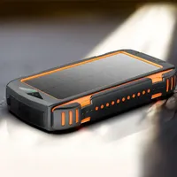 Nouveaux produits Camping Vente en gros Banque d'alimentation solaire Chargeur portable Chargeur solaire étanche Banque d'alimentation solaire 25000mAh