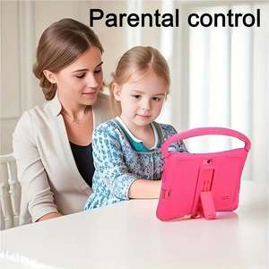 Tablette PC éducative pour enfants 2024, 7 pouces, processeur quadricœur Allwinner, couleur <span class=keywords><strong>rose</strong></span>/<span class=keywords><strong>bleu</strong></span>, avec logiciel de jeu pour enfants Iwawa - Product Image 3