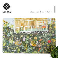 Nouveau Set de Table Dessin Animé pour Restaurants, Tapis de Cuisine Chinois en PVC Plastique 30*45 cm ou Personnalisé – Collection Été
