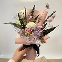 Vente en gros de décoration  personnalisée bohème grand arrangement nuptial avec bouquet de fleurs séchées en forme de papillon