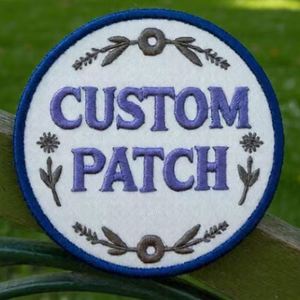 Factory Bulk Black <b>Name</b> Patch <b>Tags</b> Applique for Clothing Custom Travel Embroidered Patches Iron on Sew on Hook and Look Backing - Product Image 1