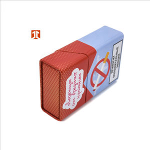 Boîte en fer blanc rectangulaire personnalisée en gros d'usine emballage de cigarettes en aluminium recyclable avec logo en relief pour usage alimentaire - Product Image 4