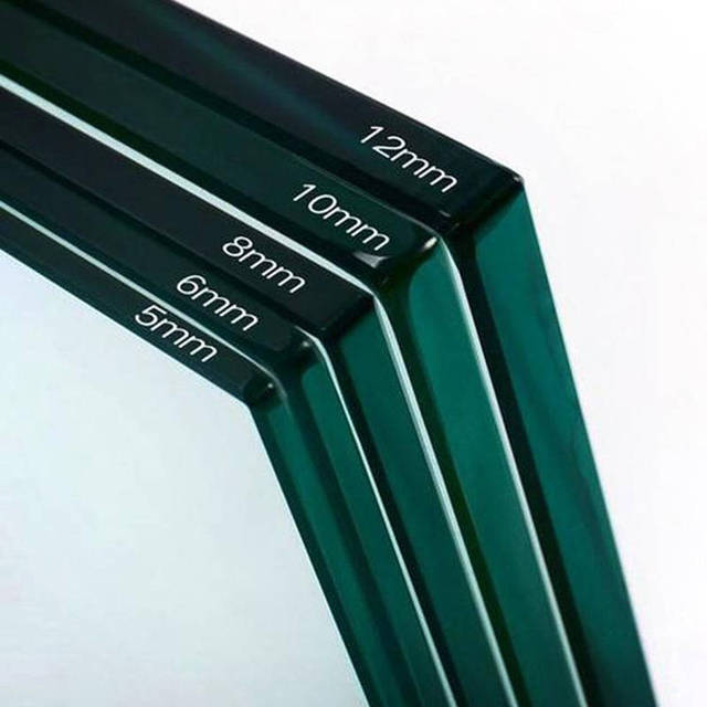 4MM 8MM 10MM 12MM 15MM 19MM Customized Building Tempered Glass Architectural Construction Glass Building  Industrial Glass