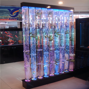 Custom Modern Water Bubble Room Divider for Hotels Waterproof Acrylic <strong>Panel</strong> Engineering Entrance Screen Partition Wall - Product Image 3