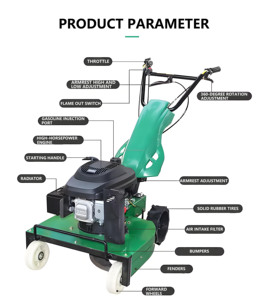 Zero Turn <strong>Mower</strong> Cropper Weeder <strong>Lawn</strong> <strong>Mower</strong> Grass Cutter Cutting Machine <strong>for</strong> <strong>Sale</strong> With Gasoline Power - Product Image 2