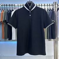 T-shirt unisexe en coton et polyester, anti-plis, séchage rapide, respirant, à manches courtes, pour broderie ou impression de logo personnalisé, idéal pour le bureau ou les loisirs estivaux