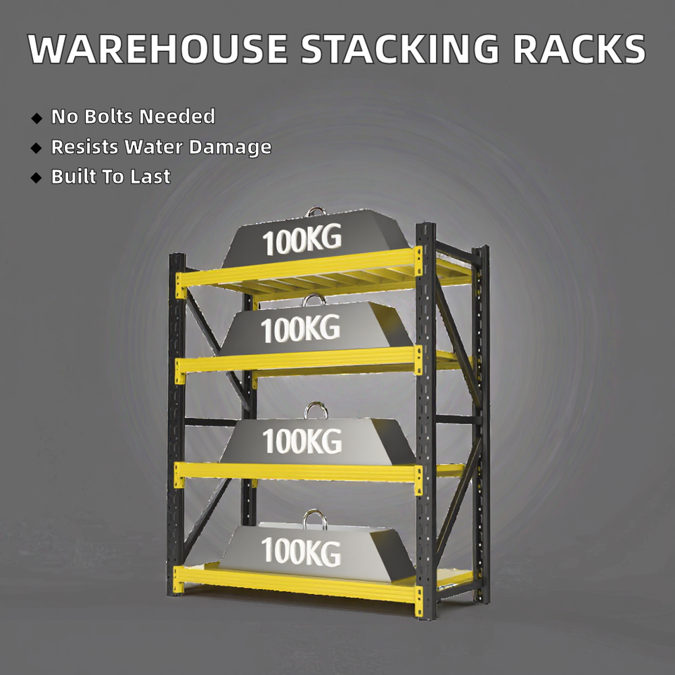 Factory Price 200kg 300kg 500kg Steel Stacking Racks & Shelves Durable ...