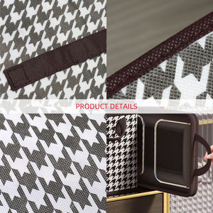 फोल्डेबल कंपार्टमेंटलाइज्ड कपड़ों का भंडारण बॉक्स 10 किलोग्राम क्षमता वार्डरोब पैंट आयोजक के लिए घर - Product Image 4