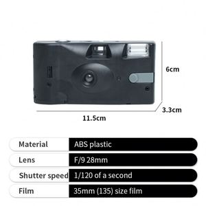 Persobalizada 35mm Film Camara Yellow Shell Plastic Single Use Camara De Fotos Desechable Para Bodas - Product Image 2