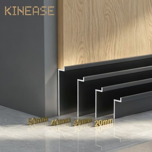 <span class=keywords><strong>Plinthe</strong></span> en aluminium couleur personnalisée avec finition assortie, installation facile pour la décoration et la protection du bas des murs - Product Image 1