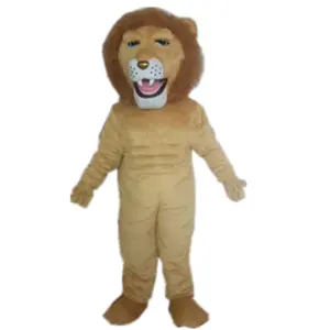 Pelz maskottchen kostüme/erwachsene lion maskottchen kostüme