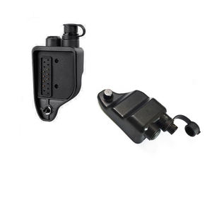 Adaptador de <span class=keywords><strong>Radio</strong></span> <span class=keywords><strong>QD</strong></span> con Micrófono de Diadema y PTT para <span class=keywords><strong>Radio</strong></span> Harris XG75 P7300 P5400 P5300, Conector Hirose de 6 Pines Plano, Material ABS+PU Resistente - Product Image 3