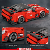 599xx Evo technologie voiture de course modèle blocs de construction ensemble bricolage assemblage bloc de construction modèle véhicule pour enfants