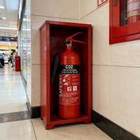 Extincteur portable au dioxyde de carbone CO2 de 7 kg certifié CE3C, vente directe du fabricant d'équipements incendie, Qimingstar SWCO-07