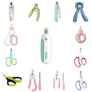 Cortauñas de acero inoxidable para perros y gatos, cortaúñas eléctrico para mascotas, cortaúñas para mascotas, herramientas de corte con luces Led, lima de uñas - Product Image 2