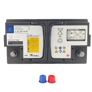 A0019827408แบตเตอรี่เสริมสำหรับ<span class=keywords><strong>รถ</strong></span>ยนต์เมอร์เซเดส<span class=keywords><strong>เบนซ์</strong></span>80AH AMG อะไหล่<span class=keywords><strong>รถ</strong></span>ยนต์ใหม่ A00 198 274 08 - Product Image 1