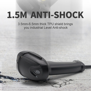 Gtcodestar X-760H cầm tay có dây 1D 2D Đầu đọc mã vạch Mã QR Máy quét mã vạch cho siêu thị - Product Image 5