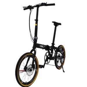 Vélo pliant en alliage d'aluminium L8 de 20 pouces, freins à disque à 9 vitesses, vélo de banlieue léger - Product Image 5