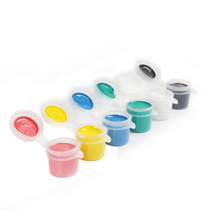 Set di <span class=keywords><strong>Colori</strong></span> Tempera Lavabili 12 Pezzi da 5ml Ciascuno <span class=keywords><strong>Colori</strong></span> vivaci non tossici per carta, tela e vetro - Product Image 5