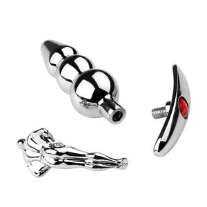Base en métal détachable de remplacement, <span class=keywords><strong>plug</strong></span> <span class=keywords><strong>anal</strong></span> permanent, jouet sexuel pour adultes, autres produits de massage, <span class=keywords><strong>plug</strong></span> <span class=keywords><strong>anal</strong></span> pour femmes et hommes - Product Image 4