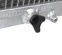 Radiateur d'eau CIVIC à 2 rangées en aluminium, compatible avec Honda Civic 92-00, sortie/entrée