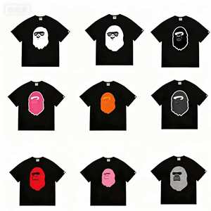 เสื้อยืดลายลิงสุดฮิต แฟชั่นฮิปฮอป เสื้อยืดพิมพ์ลายเทรนดี้สำหรับผู้ชาย ผ้าฝ้ายแท้ ระบายอากาศได้ดี ทรงหลวม สินค้าพร้อมส่ง - Product Image 3