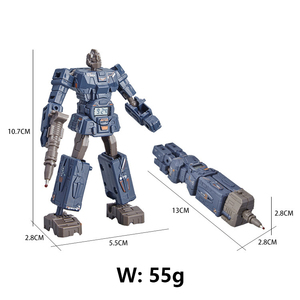 Robot Trasformabile <span class=keywords><strong>3</strong></span> in 1, Giocattolo per Ragazzi, Orologio Elettronico Robot, Penna <span class=keywords><strong>Regalo</strong></span>, Giocattolo Robot Trasformabile - Product Image 2