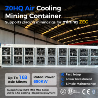 Conteneur de minage crypto Drolin Box 20 pieds à refroidissement par air 500 kW – Ferme Bitcoin à faible coût, déploiement rapide, fournisseur pour site