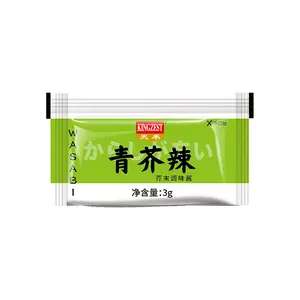 Kingzest Wasabi Dán 3G Pouch Đóng Gói Tươi Wasabi Làm Cho Takeout Hải Sản Đứng